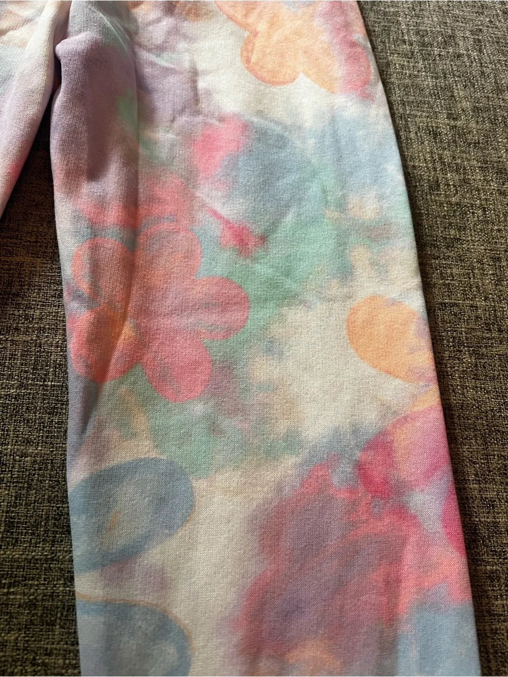 Justice Girls S 7/8 EDF Floral Jogger Sweatpants Pastel NWT